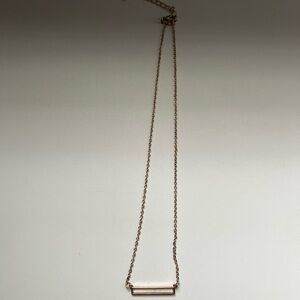 Elegant Gold Bar Necklace